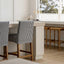 Slip Cover Only - Clifton Counter Stool Blue Stripe