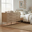 Bayview Dresser 6 drawer Natural Whitewash