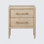 Bayview Bedside 2 DrawerÃ‚Â Natural Whitewash