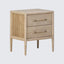 Bayview Bedside 2 DrawerÃ‚Â Natural Whitewash