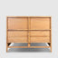 Bayview Queen Bed Natural Whitewash