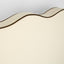 Avoca Bedhead King Ivory with Chocolate Piping