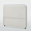 Brighton Bedhead King Ivory with Blue piping