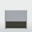 Newport Bedhead Queen White & Blue Pin stripe