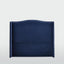 Mornington Bedhead Queen Blue Velvet