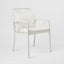 Elodie Outdoor Dining Chair White