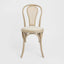 Round Rattan Back Dining Chair Natural
