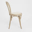 Round Rattan Back Dining Chair Natural