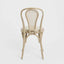 Round Rattan Back Dining Chair Natural