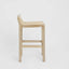 Amalfi Wood & Rattan Counter Stool Natural