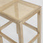 Amalfi Wood & Rattan Counter Stool Natural