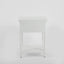 Dakota Bed Side Table 1 Drawer White
