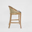Beau Counter Stool Leather Seat Only Black