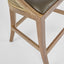 Beau Counter Stool Leather Seat Only Black