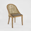 Beau Dining Chair Leather Seat Only Black
