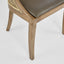 Beau Dining Chair Leather Seat Only Black