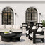 Cassius Occasional Armchair Outdoor Black