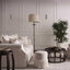 Regatta Fringe Ottoman Beige Stripe