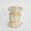 Rook Side Table Grey Travertine Look - Outdoor