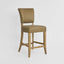Claude Oakwood Leather Counter Stool
