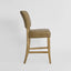 Claude Oakwood Leather Counter Stool