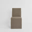 Slip Cover Only - Clifton Dining Chair Brown W/Ivory Piping