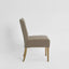 Slip Cover Only - Clifton Dining Chair Short Brown W/Ivory Piping