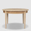 Bayview 120cm Round Dining Table Natural Whitewash