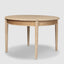 Bayview 120cm Round Dining Table Natural Whitewash