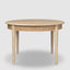 Bayview 120cm Round Dining Table Natural Whitewash