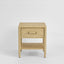 Bayview 1 Drawer Side Table Natural Whitewash
