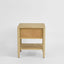 Bayview 1 Drawer Side Table Natural Whitewash