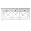 Sorrento White 3 Drawer Console