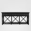 Sorrento Black 3 Drawer Console