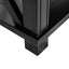 Sorrento Black 3 Drawer Console