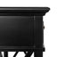 Sorrento Black 3 Drawer Console