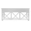 Sorrento White 3 Drawer Console