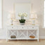 Sorrento White 3 Drawer Console