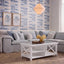 Sorrento Hamptons Rectangle 119cm Coffee Table White