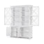 Sorrento Large Glass Door Hamptons Cabinet White