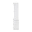 Sorrento Large Glass Door Hamptons Cabinet White