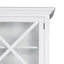 Sorrento Large Glass Door Hamptons Cabinet White