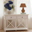 Sorrento 2 Drawer White Console