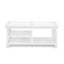 Sorrento Large Glass Coffee Table White
