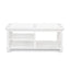Sorrento Large Glass Coffee Table White