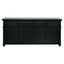 Sorrento Black 4 Door Buffet