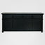 Sorrento Black 4 Door Buffet