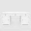 Sorrento Beach Desk White Double