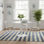 Noah Round Curved Strip Back Dining Chair White