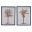 Luxe Golden Palms In Navy Frame With Gold Set 2